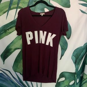 PINK super soft V-neck
